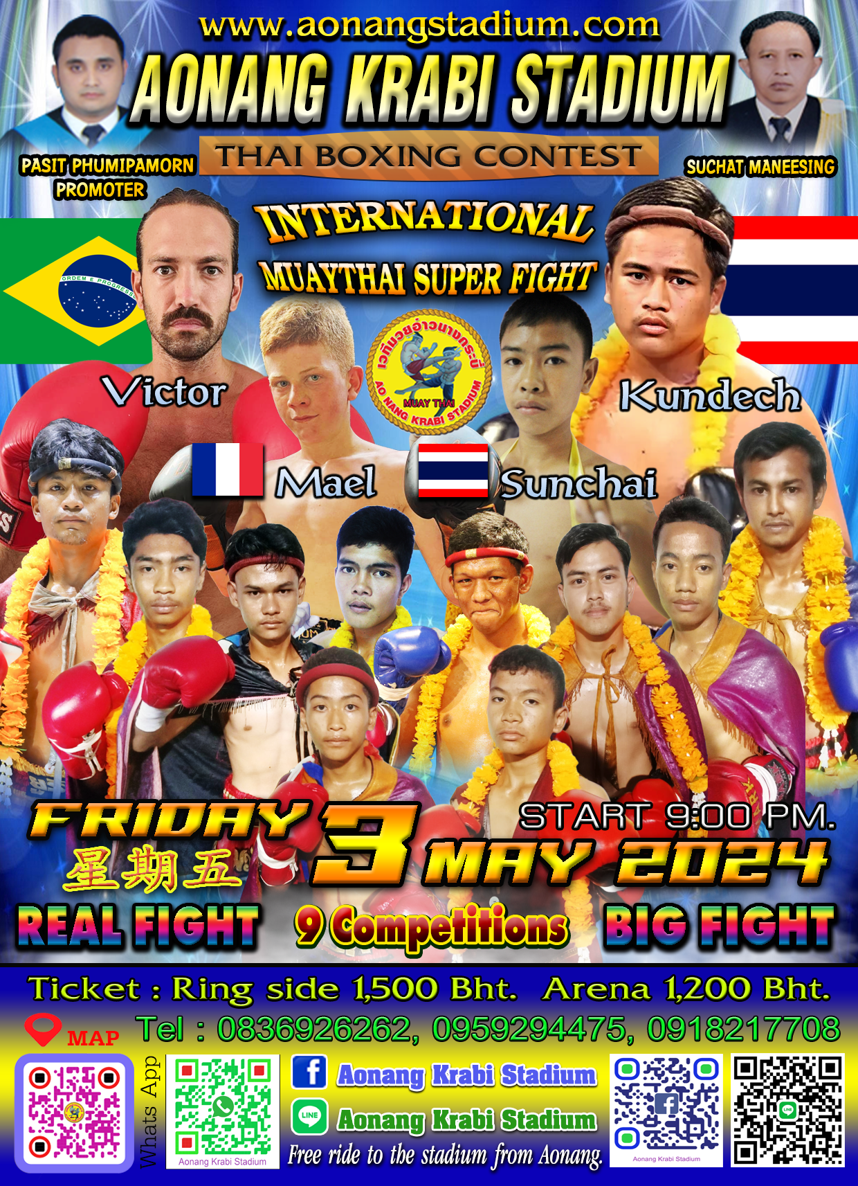 Big Fight Aonang Krabi Stadium on 3 May 2024